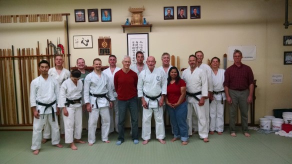 At the dojo with Kimo sense and a lot of old friends.